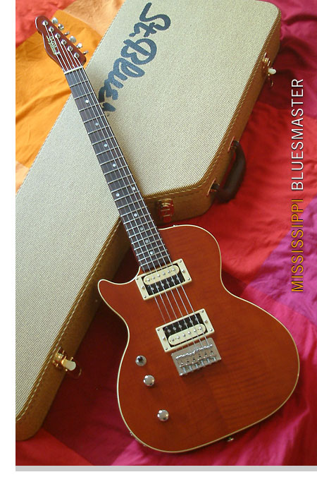 St. Blues Mississippi Bluesmaster, 2x Humbucker/ Linkshänder