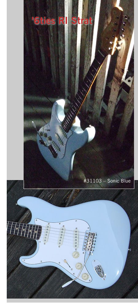 Sonic Blue Custom Assembled Strat von Yaniss W.