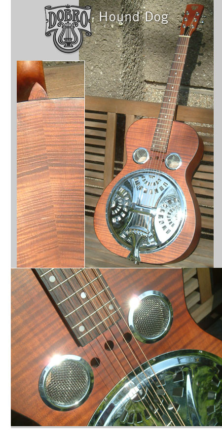 Details Left handed Dobro Hound Dog