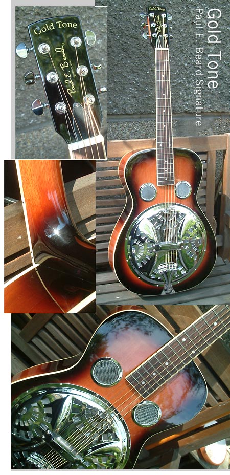 Gold Tone Paul Beard Signature Resophonic Guitar, Linksh&auml;nder