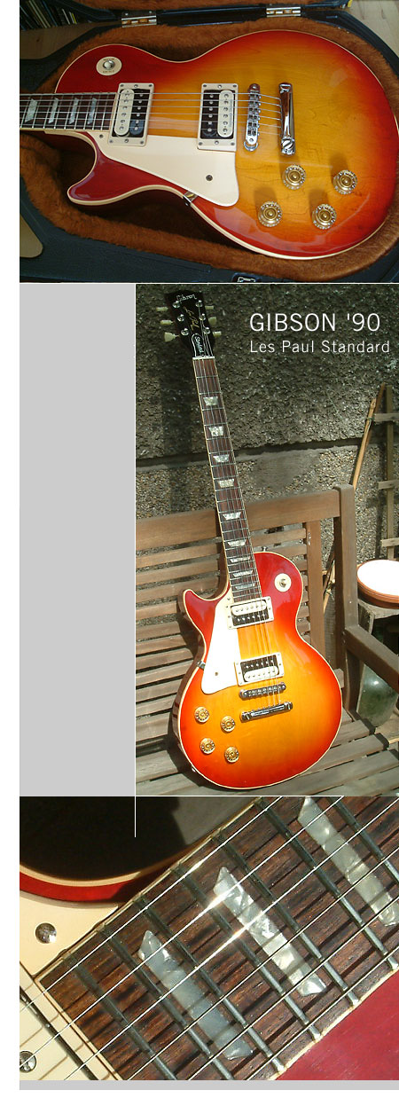 Lefthand GIBSON LP, Standard / cherry sunburst, plain top