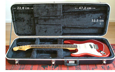 Gator Case - f&uuml;r viele Linksh&auml;nder-Gitarren