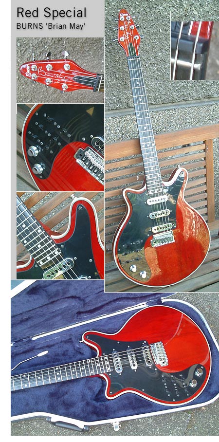 Burns Brian May Red Special, ca. 2003/4 / Linksh&auml;nder