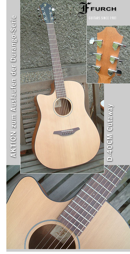 Furch_D-40_CM Cutaway Dreadnought f&uuml;r Linksh&auml;nder