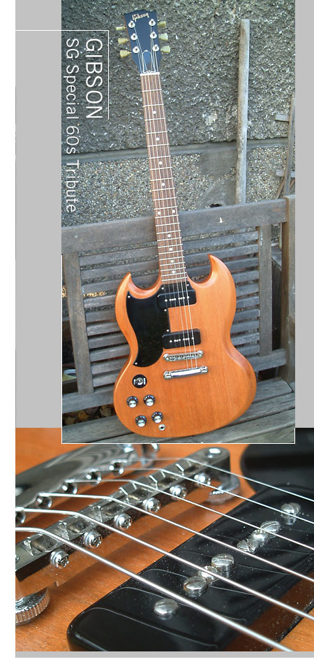 Lefthand GIBSON SG Special 60s Tribute, worn natural